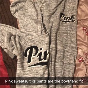 Pink sweatsuit small